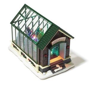Christmas greenhouse musical decoration